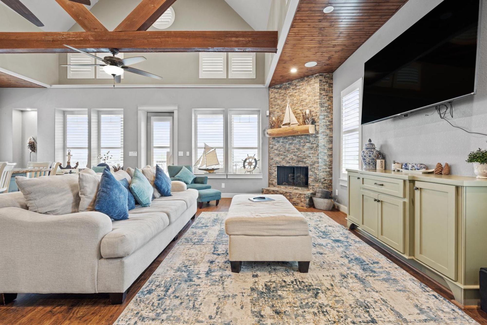 Luxury Waterfront Home Family And Pet Friendly Near Surfside Beach 11 Mins Freeport Eksteriør bilde